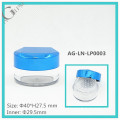 AG-LN-LP0003 AGPM Plastic Round Special Lid Loose Powder Cosmetic Case